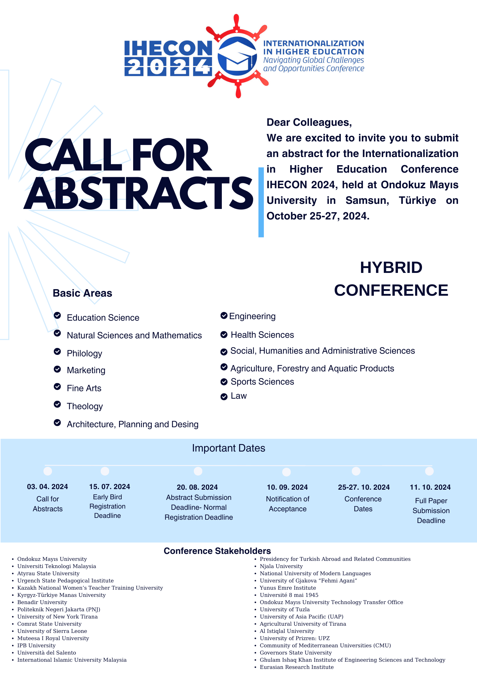 Call for Abstracts